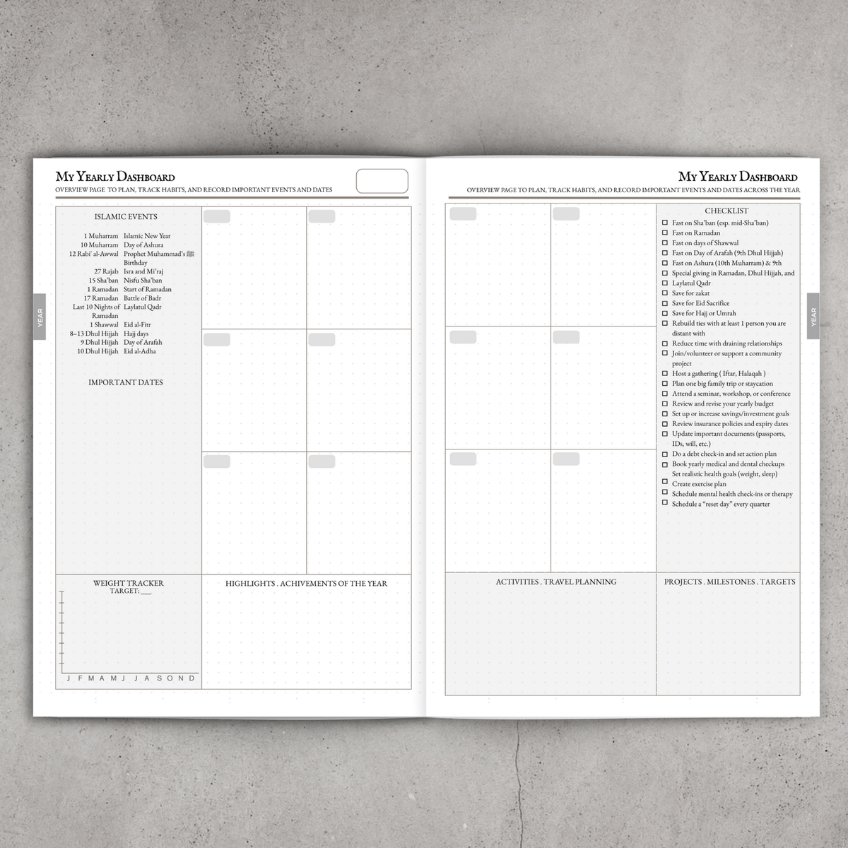 Finite Daily Planner