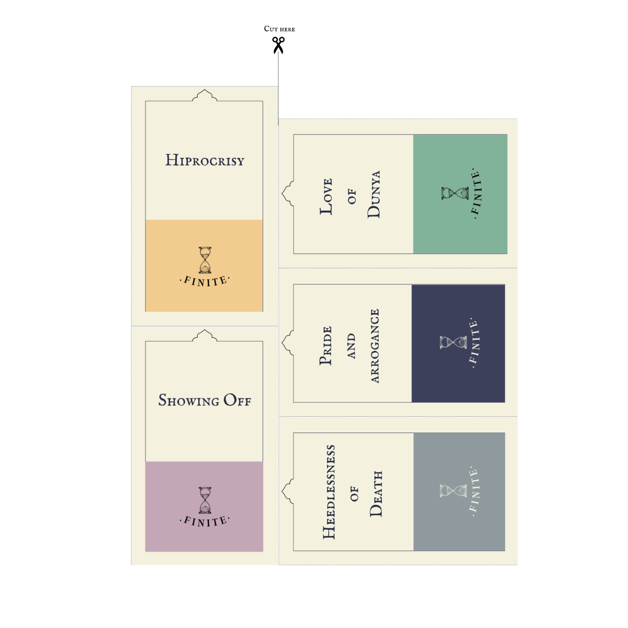 Finite Action Cards