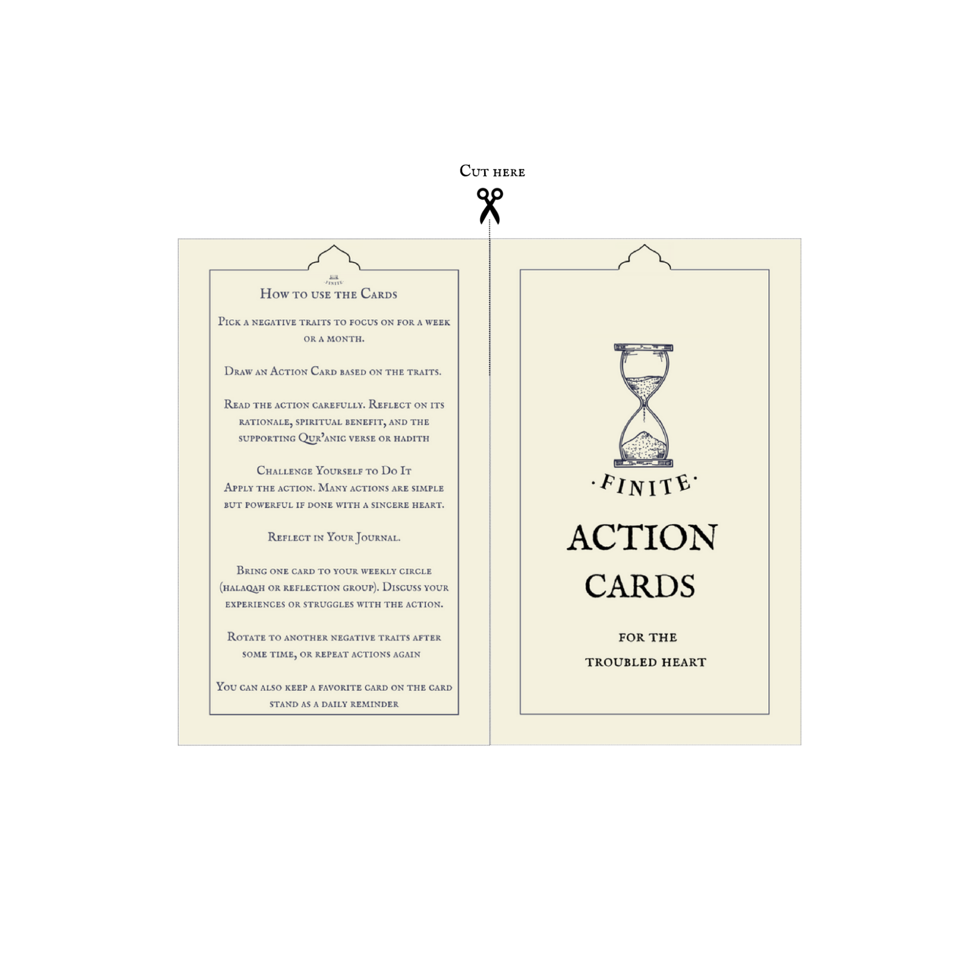 Finite Action Cards