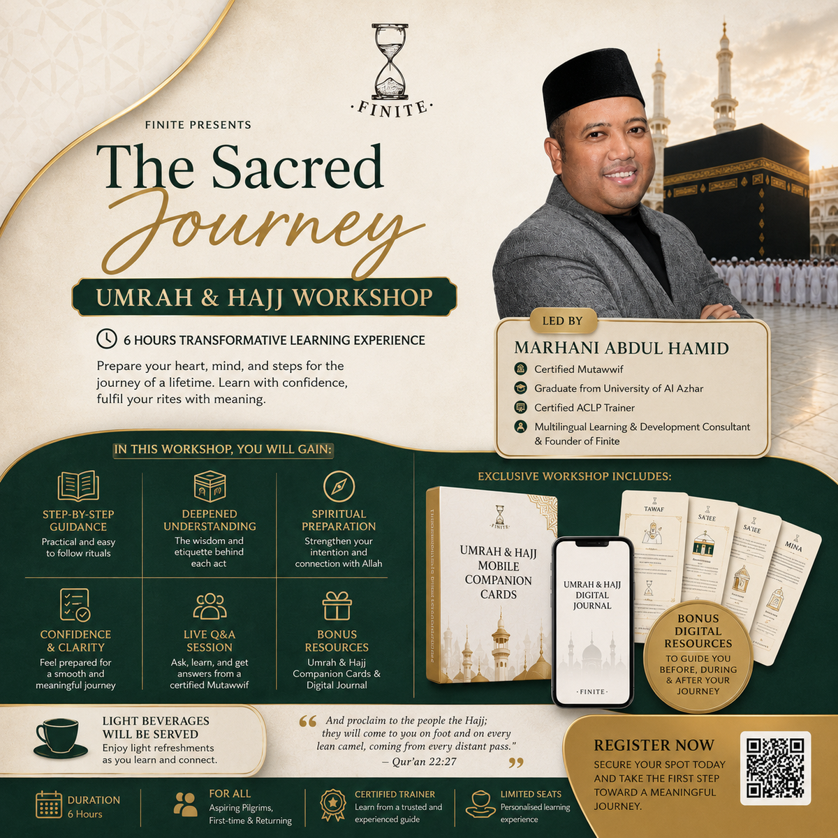Professional Umrah Workshop for  Private Organisations and Groups