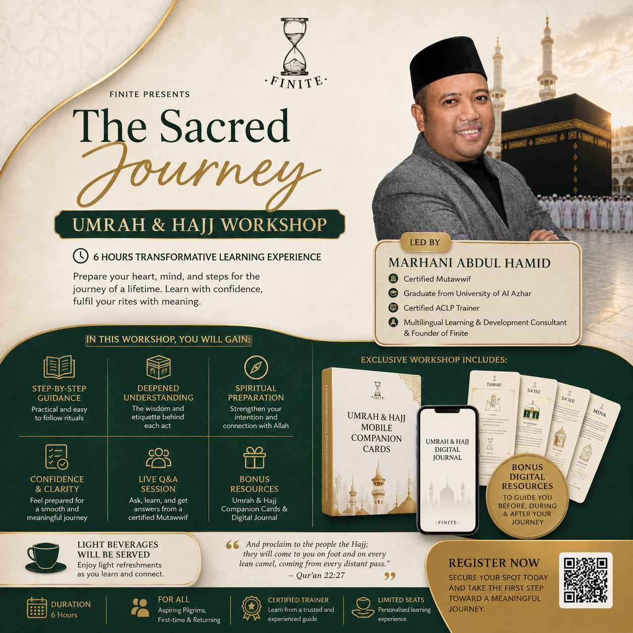 Professional Umrah Workshop for  Private Organisations and Groups