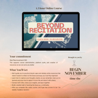 Beyond Recitation