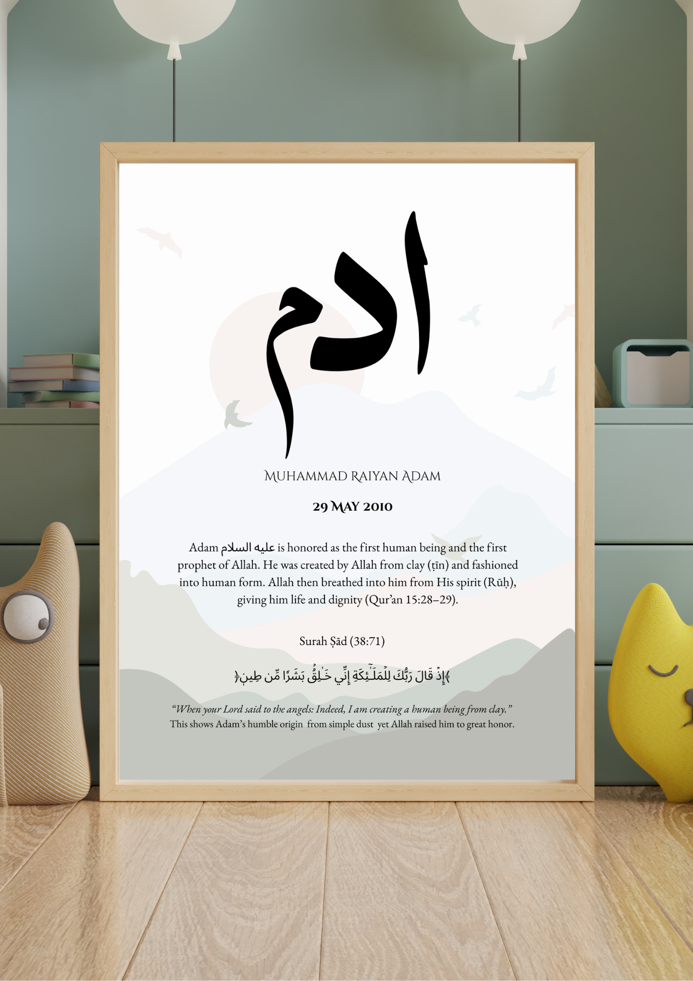 Personalized Digital Poster